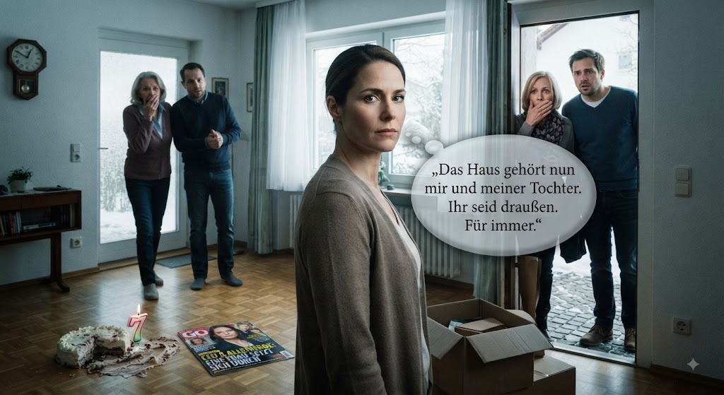„Meine Schwiegermutter schlug meine Tochter und warf die Geburtstagstorte um: ‚Kein Sohn, keine Feier‘ – Ich sagte nur ein Wort… und sie verlor alles.“