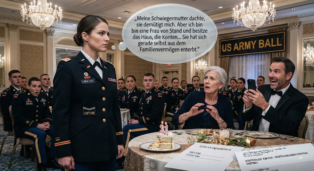 „Meine Schwiegermutter schenkte mir Scheidungspapiere – Sie ahnte nicht, was ich beim Bundeswehr-Ball antworten würde.“