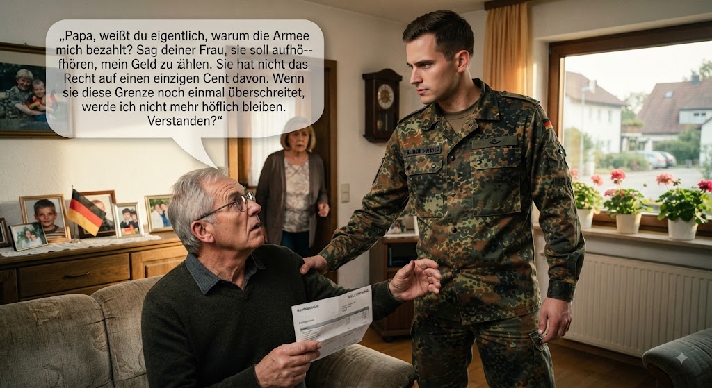 Meine Stiefmutter griff nach meinem Bundeswehr-Sold – also stellte ich meinen Vater endlich zur Rede