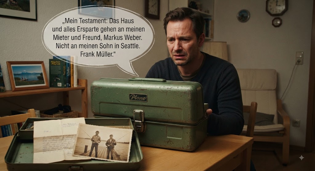 Der Sohn meines Vermieters nannte die Sachen seines Vaters Schrott – dann öffnete ich den Angelkasten