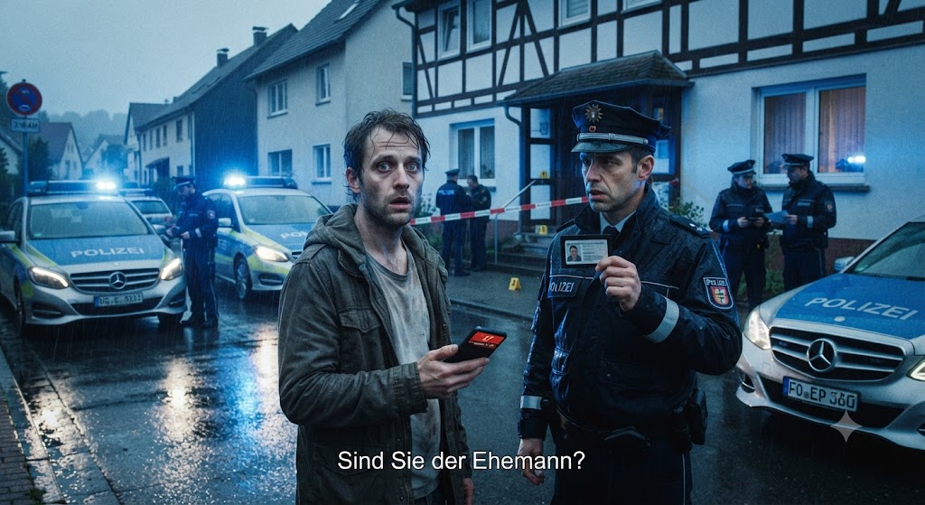 Meine Frau sagte: Komm nicht nach Hause – ich kam trotzdem, und die Polizei flüsterte: Er hat keine Ahnung, was sie getan hat