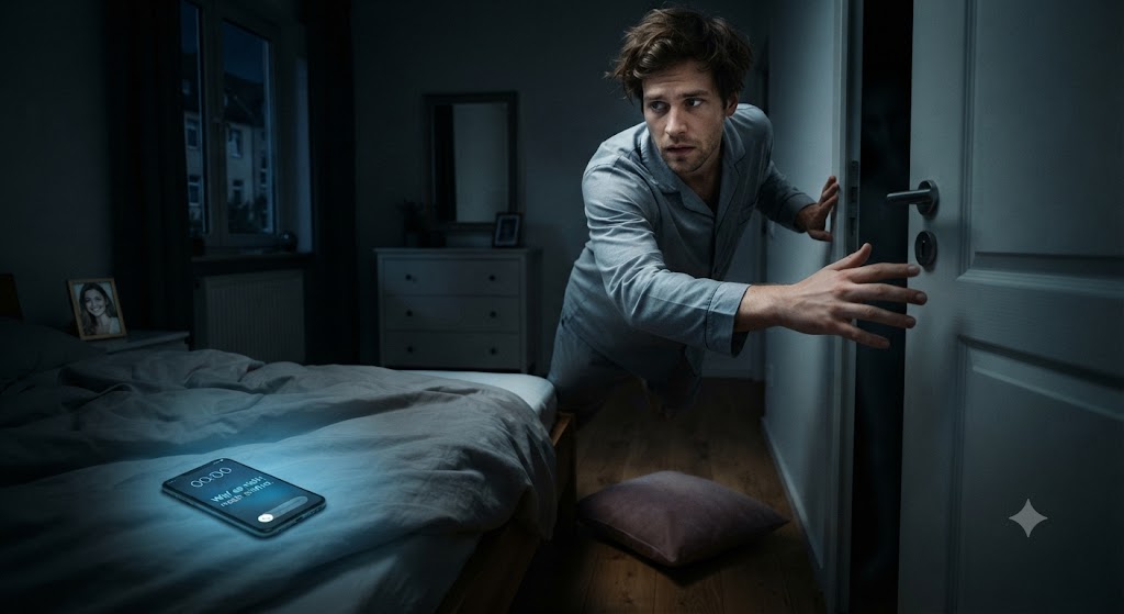 Die verstörende Übernachtung bei meiner neuen Freundin – ein Schatten im Schlafzimmer, der Kissenwurf und das Chaos im Arbeitszimmer