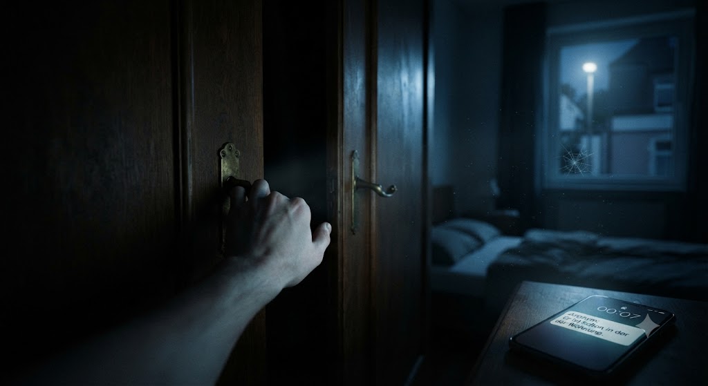 Die unheimliche Nacht mit dem Ex im Schrank – zerbrochenes Fenster, drohende Nachrichten und der Mann, der im Dunkeln wartete