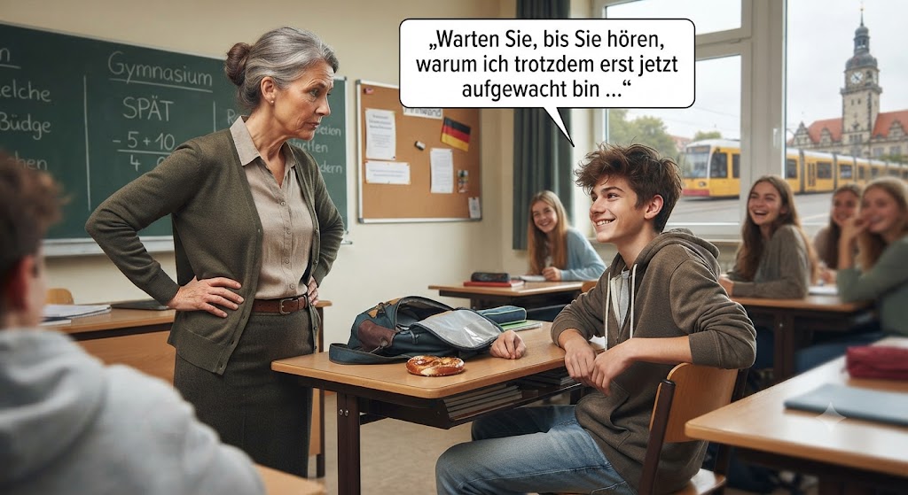 Die Lehrerin fragte den verspäteten Schüler – seine Fußballtraum-Ausrede brachte die ganze Klasse zum Lachen