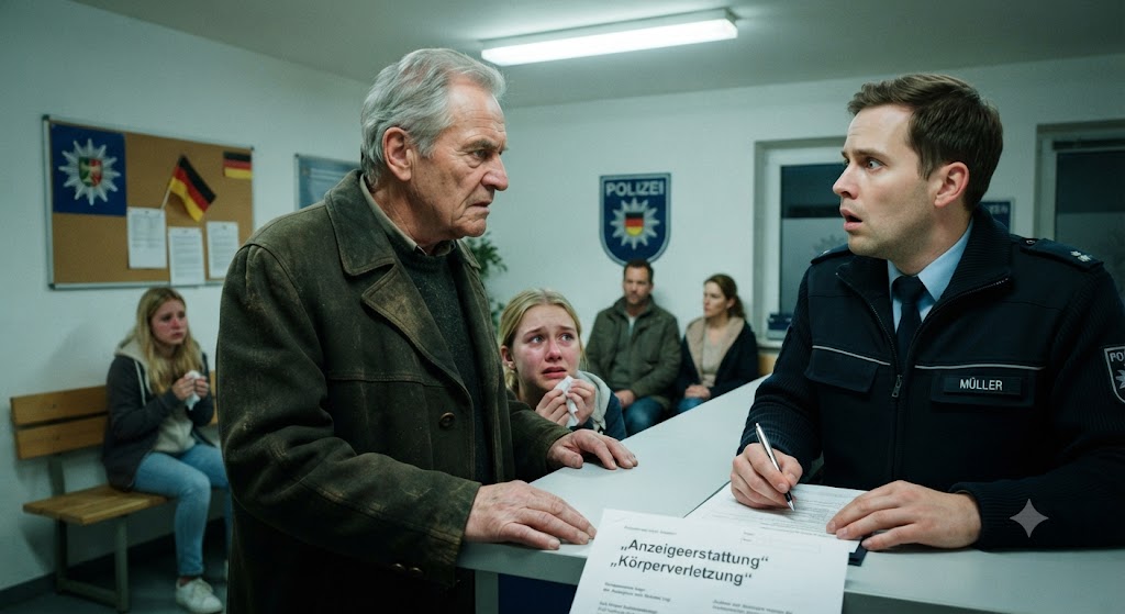 Meine Enkelin rief mich schluchzend von der Polizeiwache an: „Opa… meine Stiefmutter hat mich eingesperrt…“